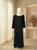 Wedding Abaya (Black Stone)