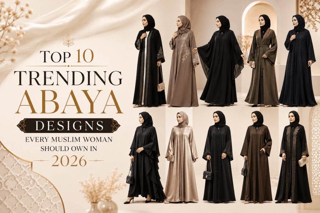 Top 10 Trending Abaya Designs Every Muslim Woman Should Own in 2026