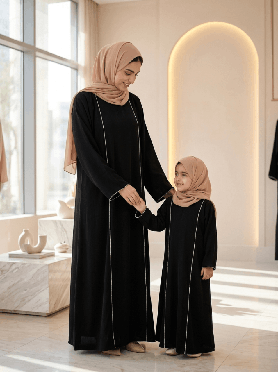 Two line Abaya